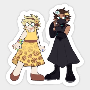 dress wearers Sticker